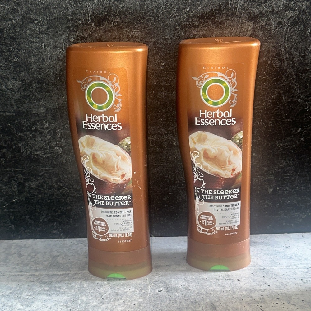 2 Lot Herbal Essences The Sleeker The Butter Conditioner 10.1 Oz NEW